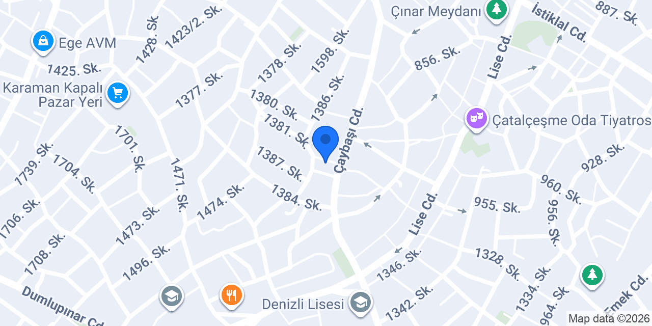 TERZİ HASAN DENİZLİ konumu
