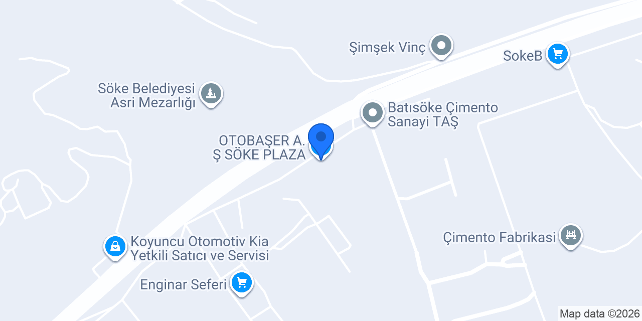 OTOBAŞER A.Ş SÖKE PLAZA konumu
