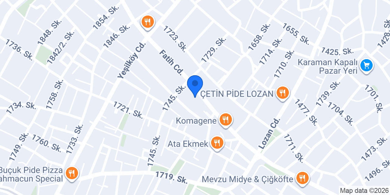 EMBA Veteriner Kliniği konumu
