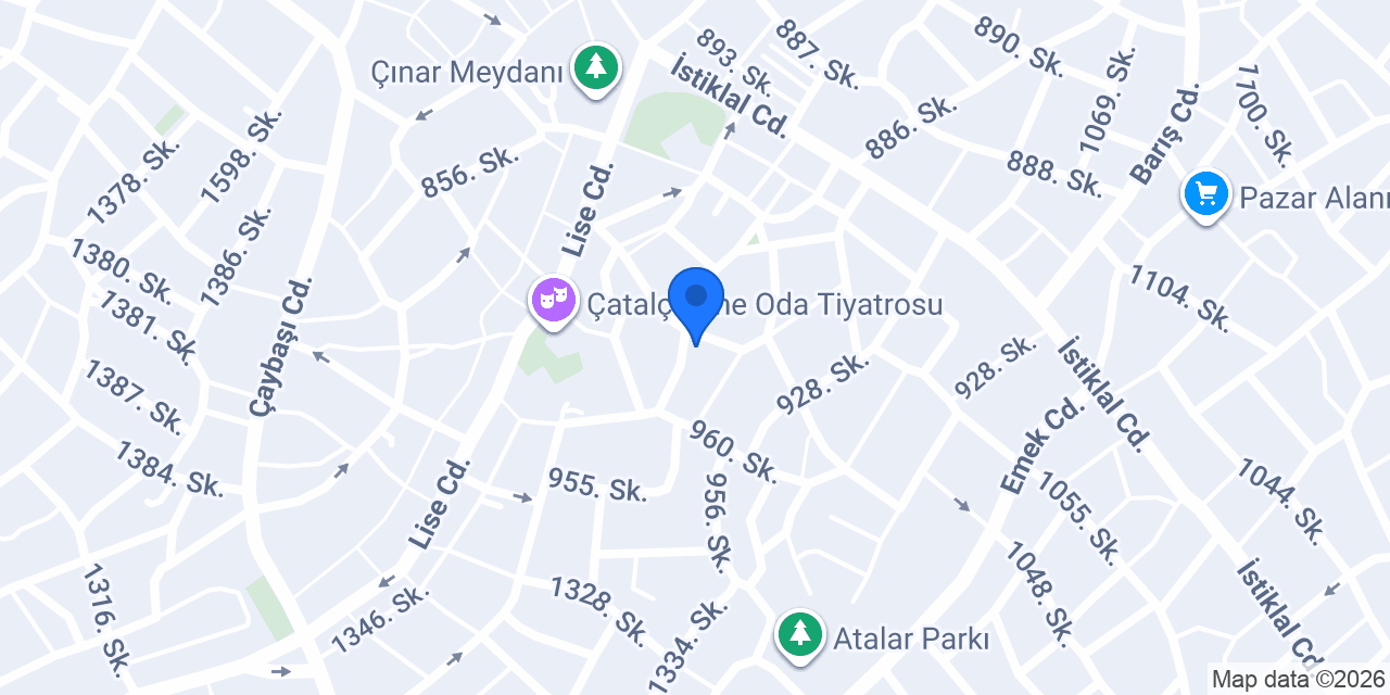 Derya Residence Apart - Çınar konumu