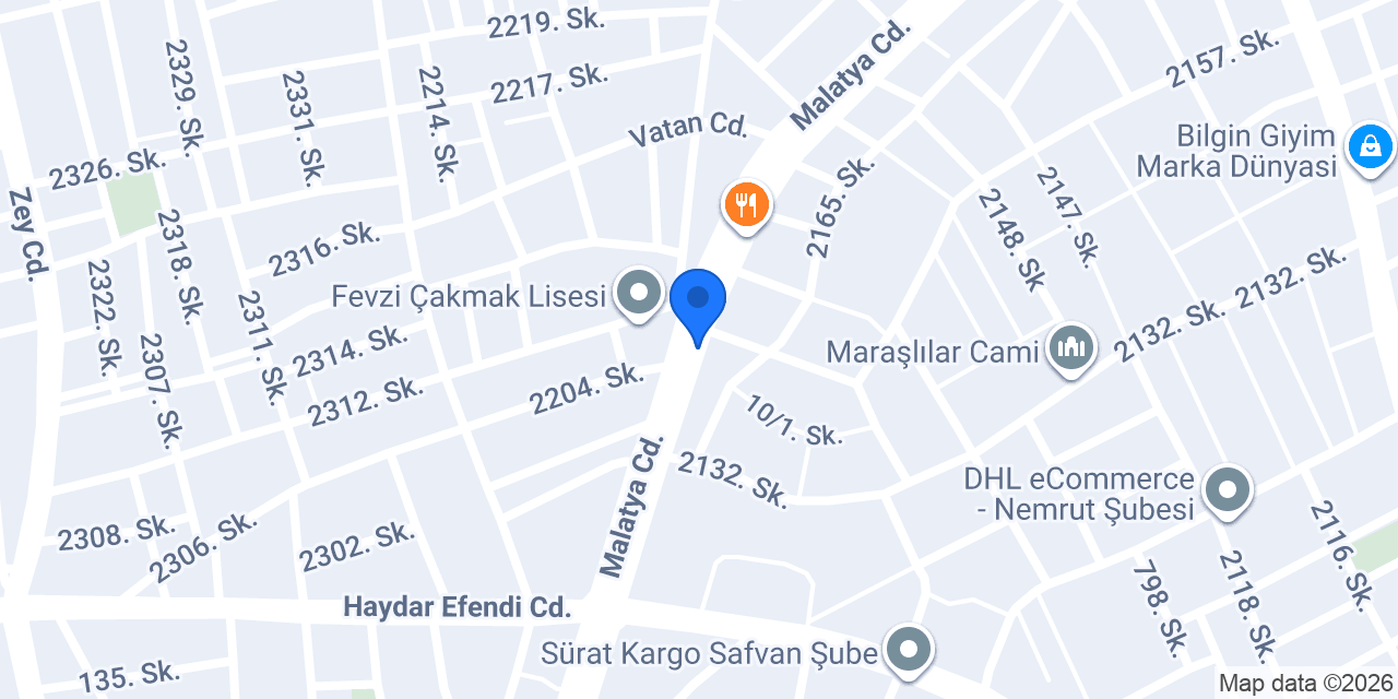 Uğur Et Market konumu
