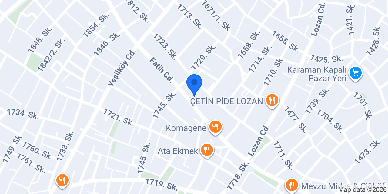 Yeşilhan Kıraathanesi konumu