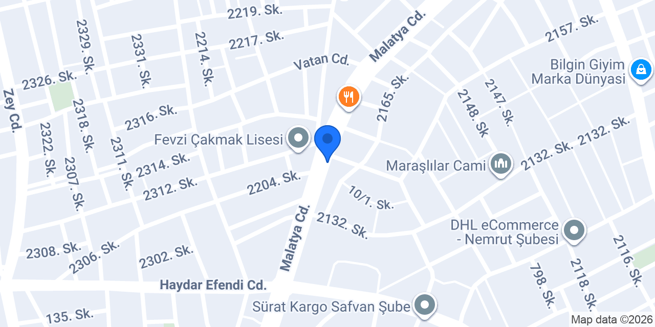 Yaşam Eczanesi konumu