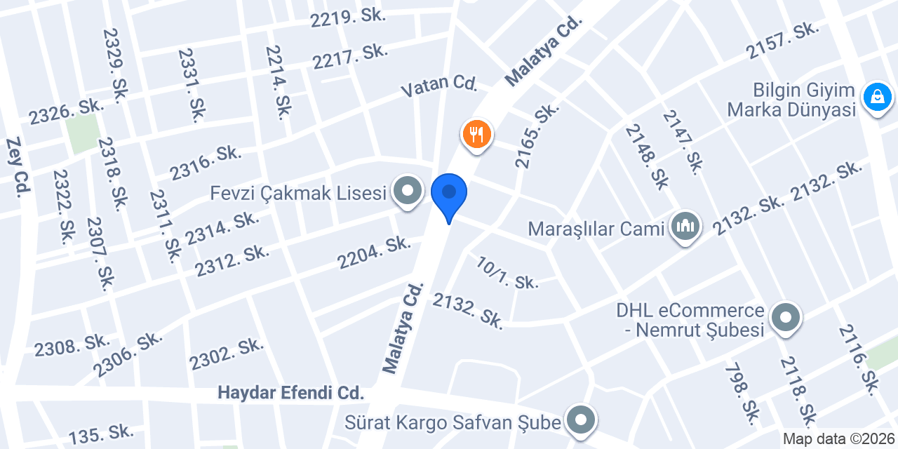 KEBAP SARAY IZGARA konumu