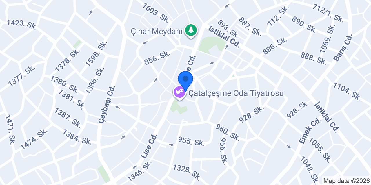 Çatalçeşme Akademi Kitabevi konumu