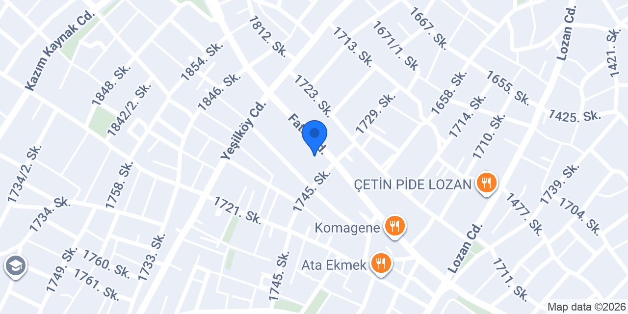 Yeni Yüz Masaj Salonu konumu