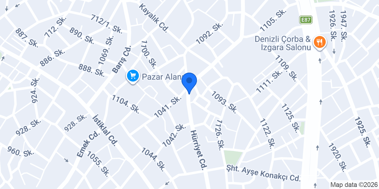 Metin Usta Unlu Mamülleri konumu