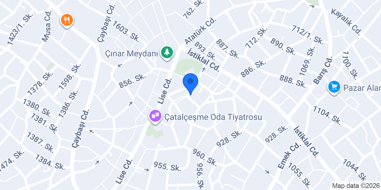 Çınar Rezidans konumu