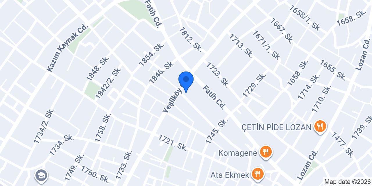 Çetin Elektrik Su Yapı İnşaat konumu