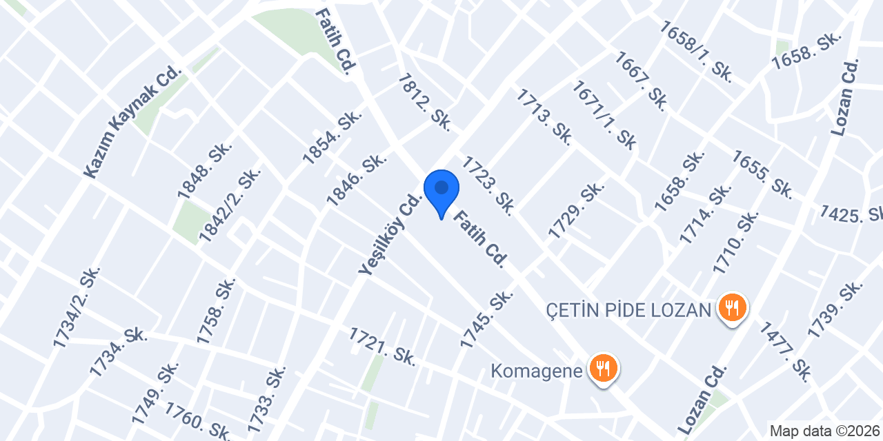 Öğretmen Anahtar/Çilingir Servis konumu