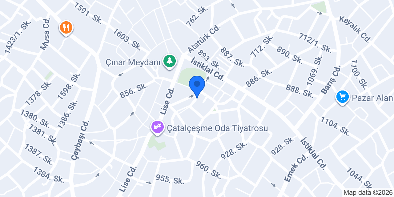 Tavas Baklavası konumu
