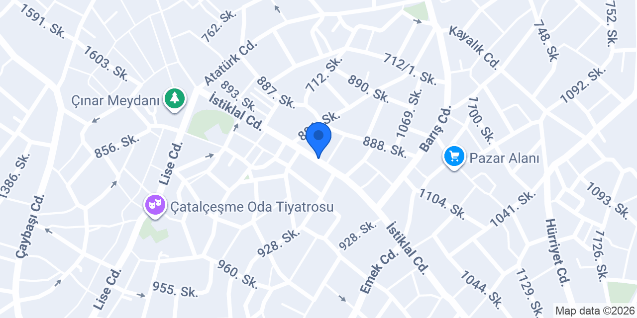 Engin Kitabevi konumu