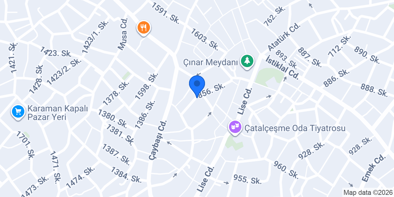 Le Çınar Spa konumu