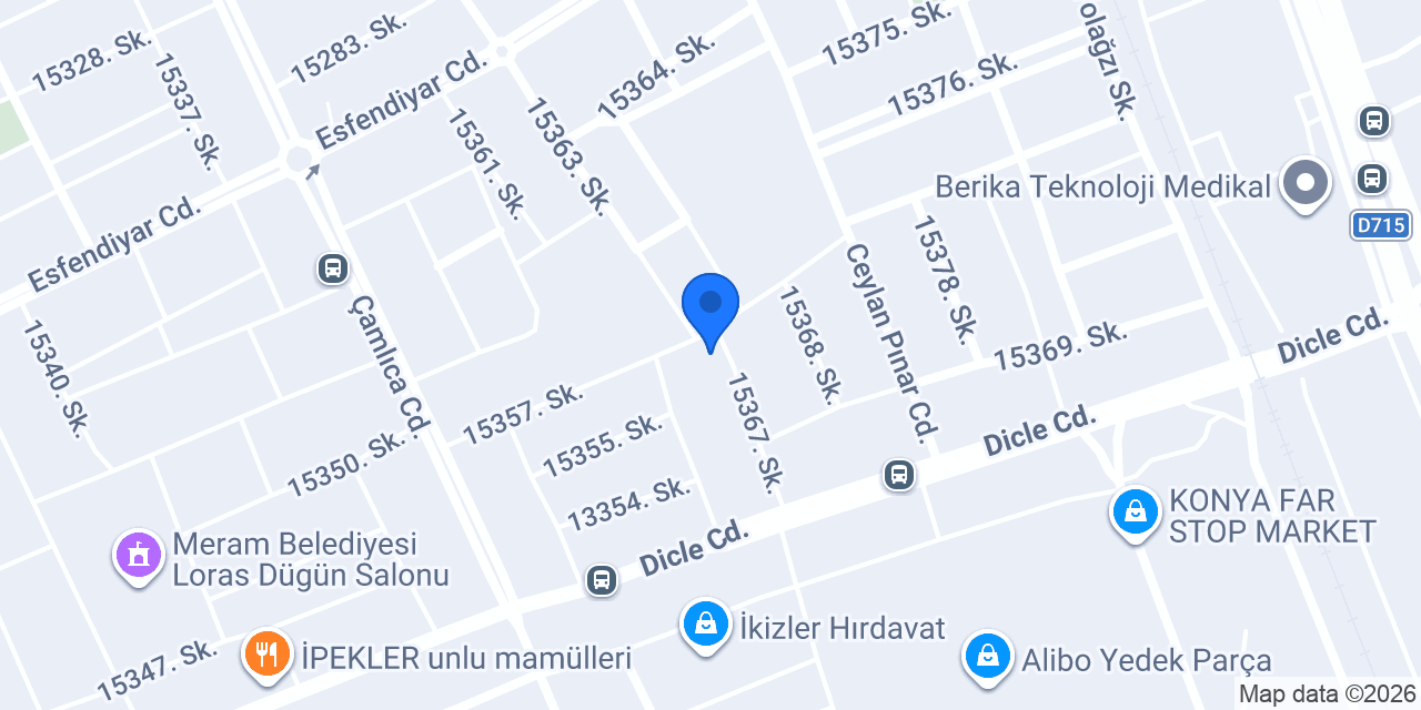 Fame Cebeci İnşaat konumu