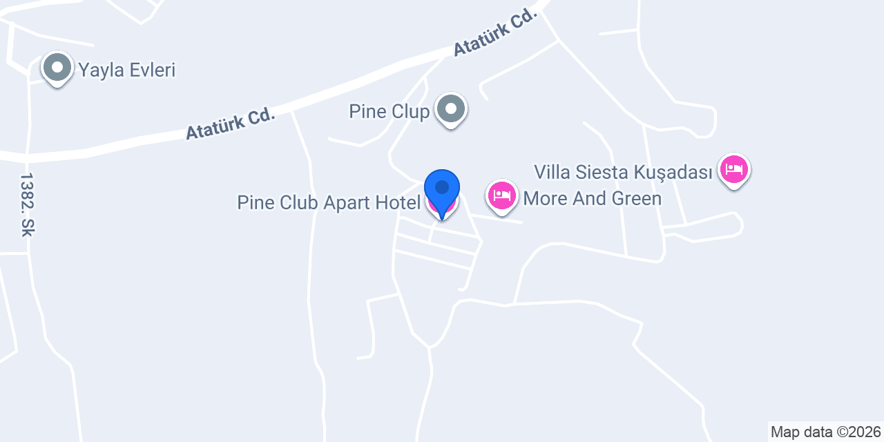 Pine Club Apart Hotel konumu