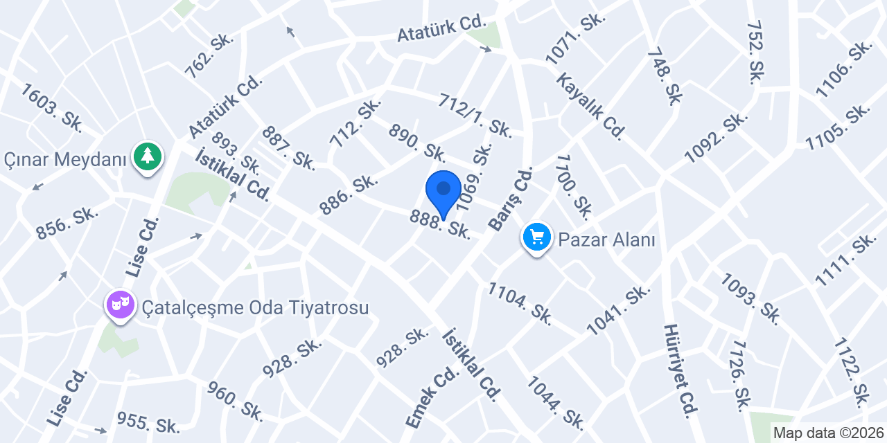 Denizli Nisan Dekorasyon konumu