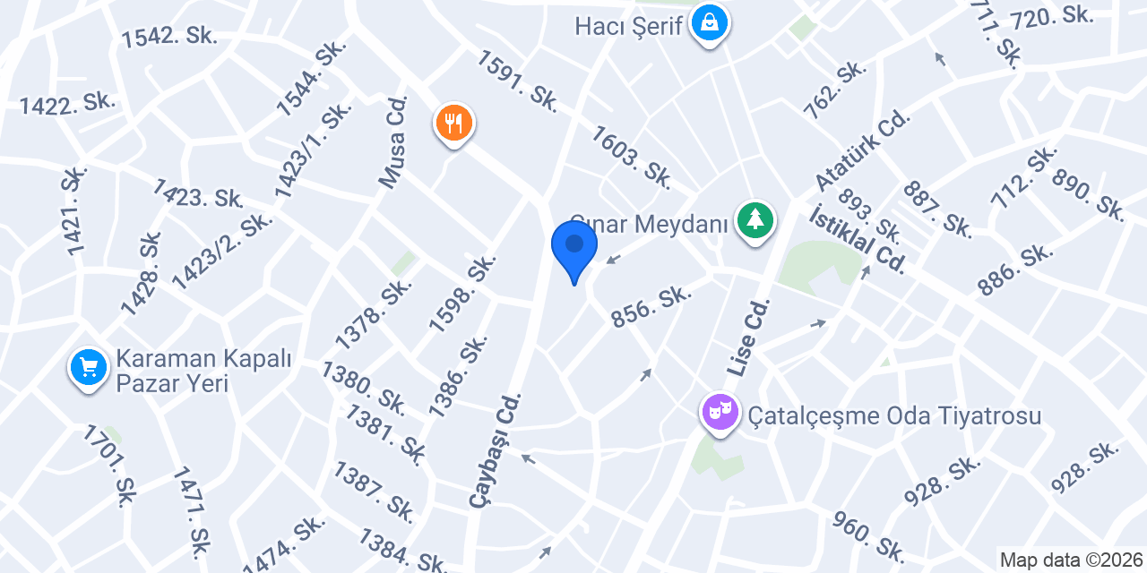 DenizliPost konumu