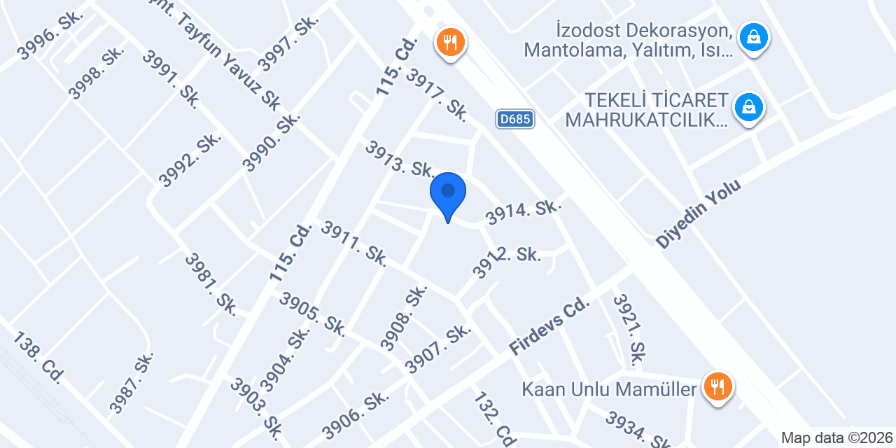 Fatih İlkokulu konumu