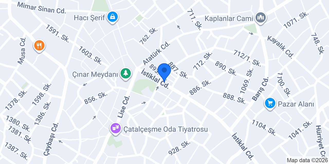 Tatil.Com Denizli Ofis konumu