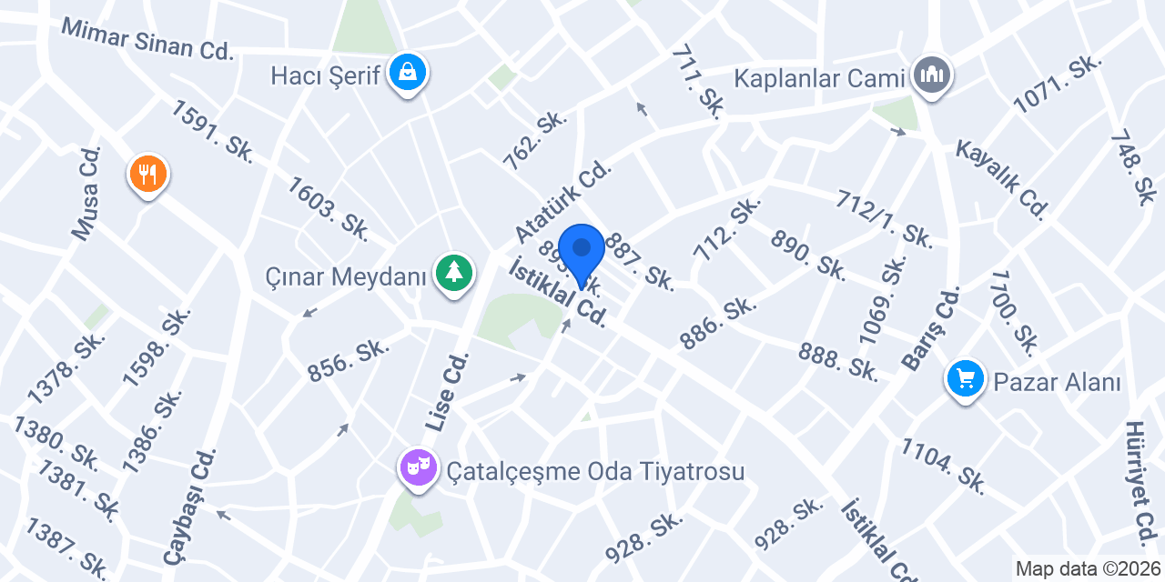 Halkbank Delikliçınar Şubesi konumu