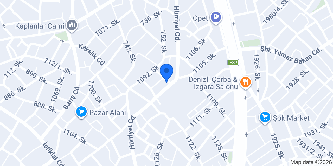 Deniz Kuaför konumu