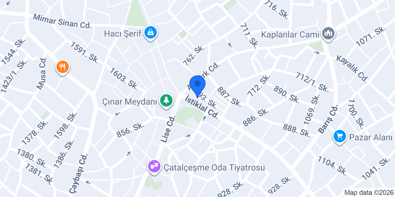 Başarırlar Yayın Dağıtım Çınar Şubesi konumu