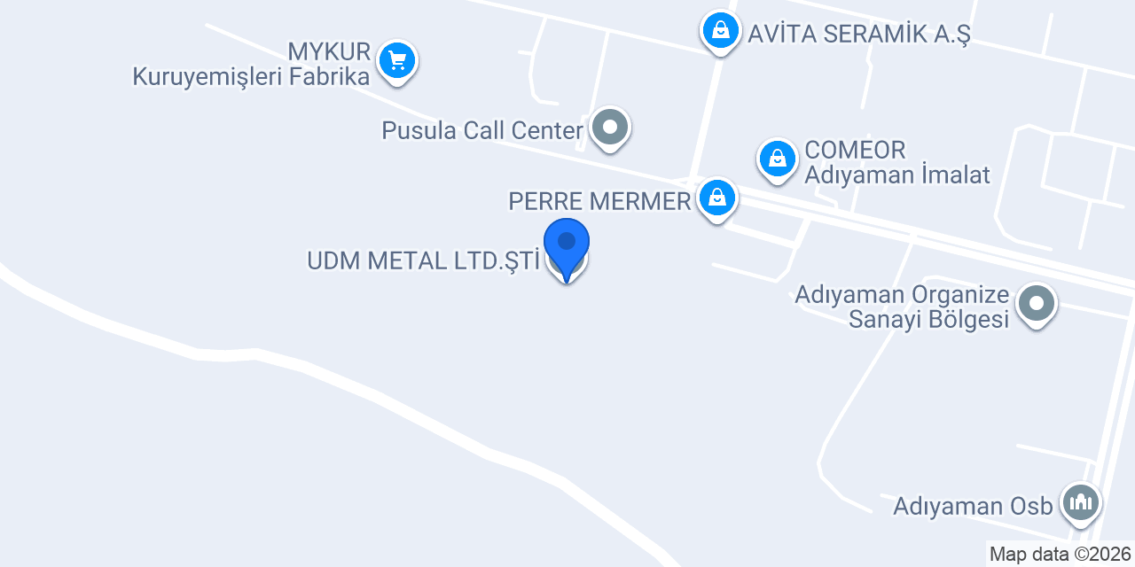 UDM METAL LTD.ŞTİ konumu