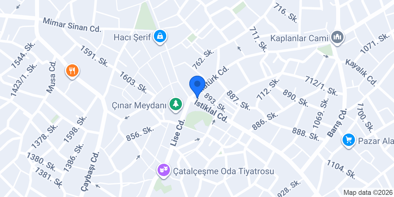 Şahin Cep Shop Denizli konumu