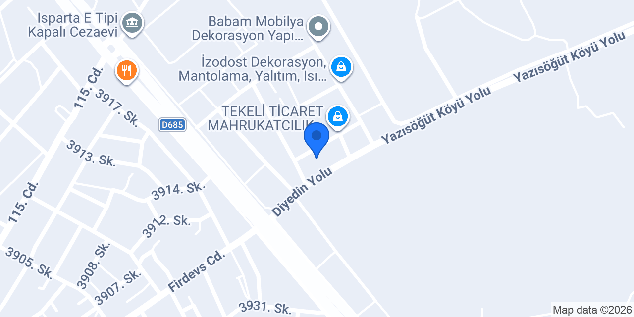 Güler İnşaat konumu