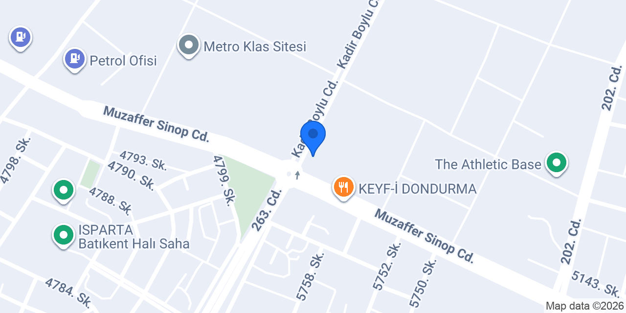 ISPARTA KARACA TESİSAT konumu