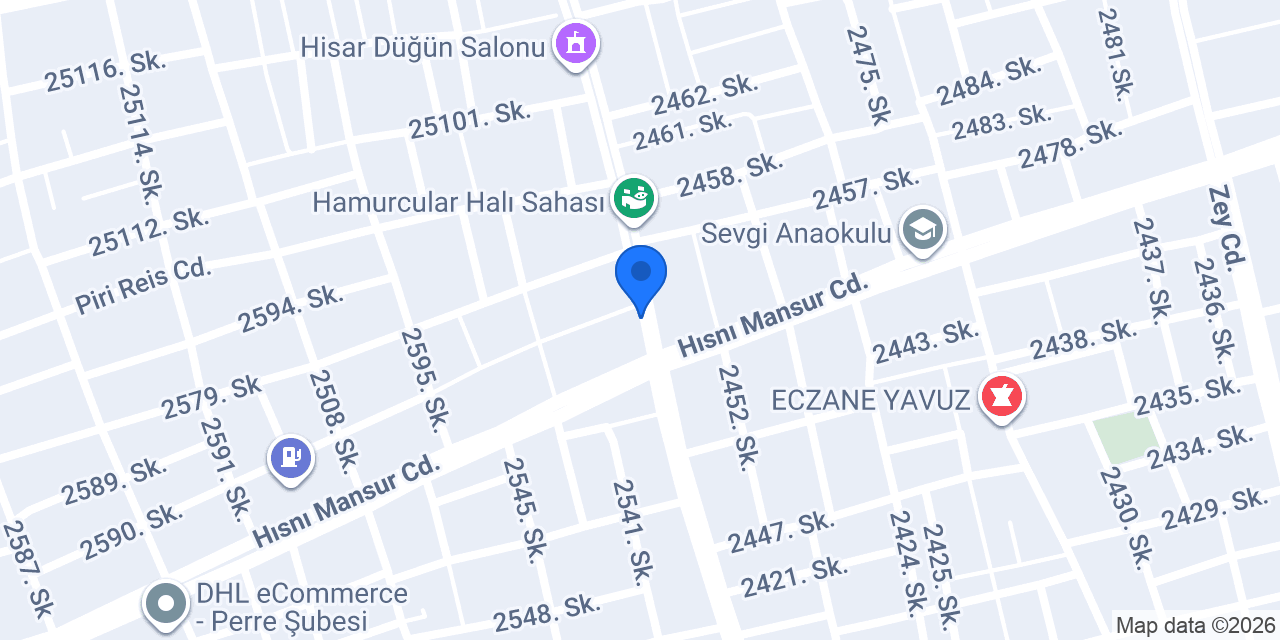 HANCI GIDA konumu