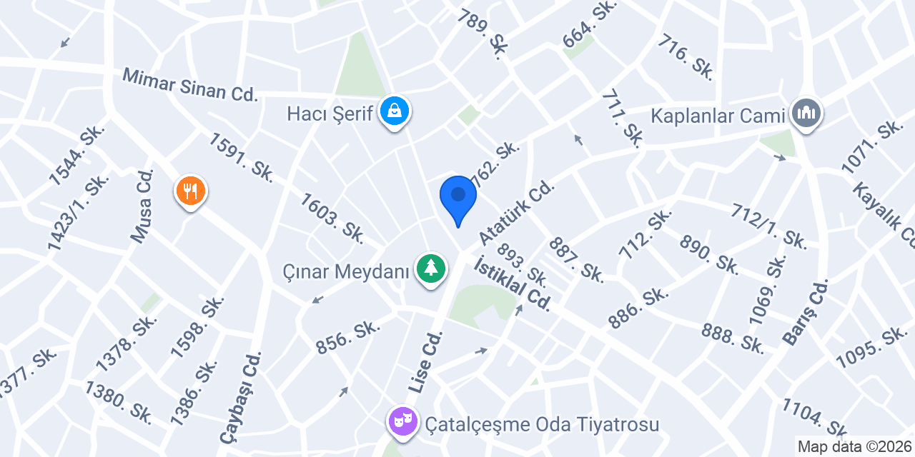 Etstur Köseoğlu Seyahat Çınar konumu