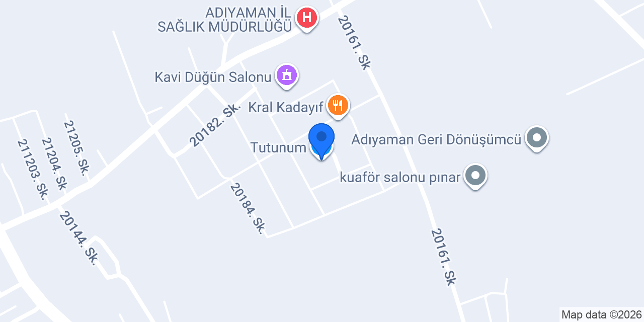 Tutunum konumu