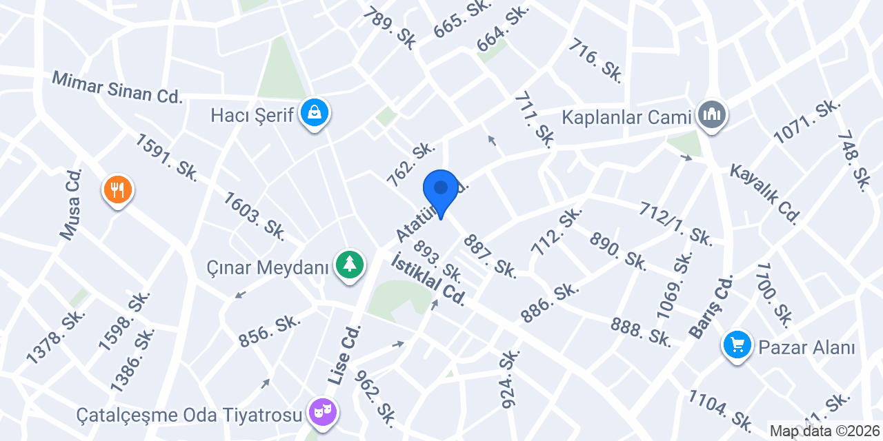 Europcar Denizli konumu