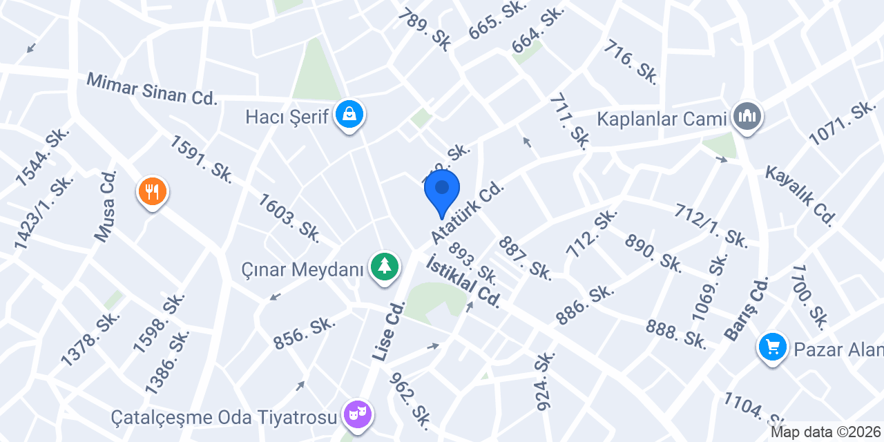 Kuveyt Türk Çınar Şubesi konumu