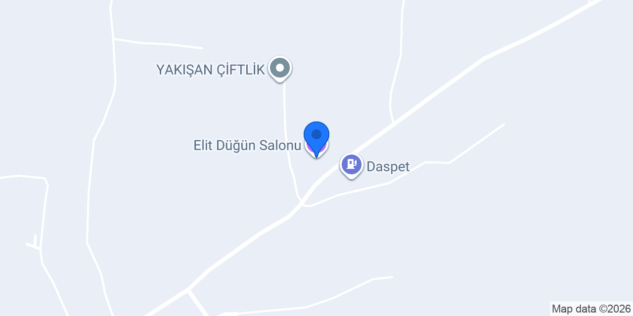 Elit Düğün Salonu konumu