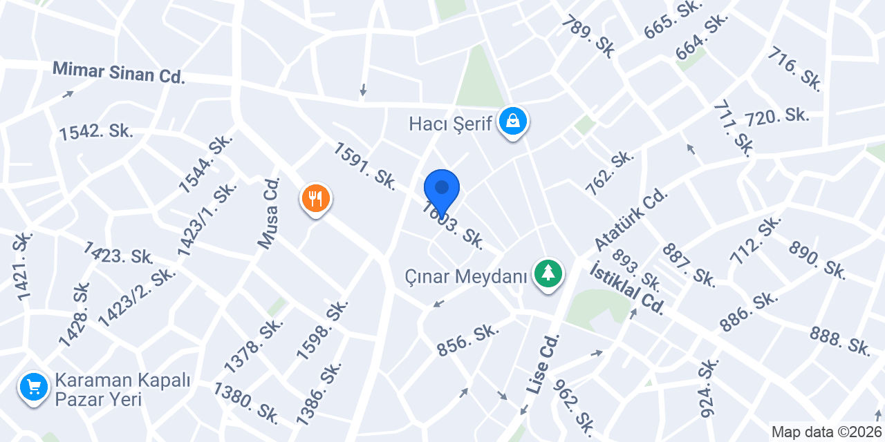 Melek Izgara Salonu konumu
