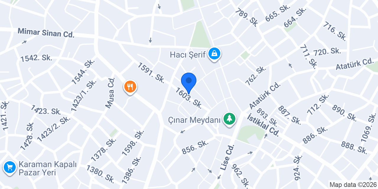 Denizli Öncü Döner konumu