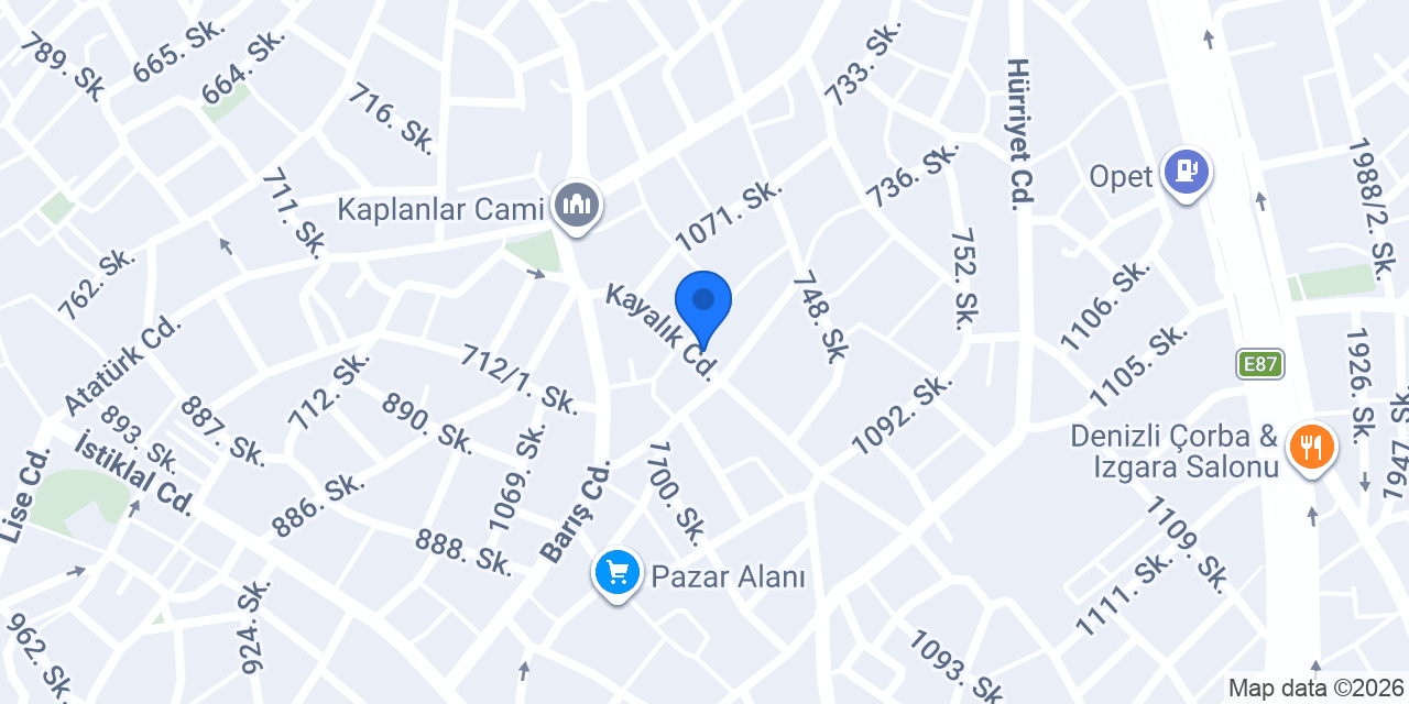 Çetinkaya Eczanesi konumu