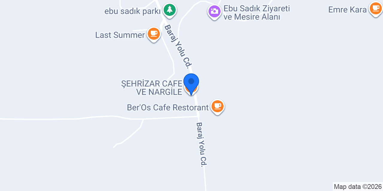 ŞEHRİZAR CAFE VE NARGİLE konumu