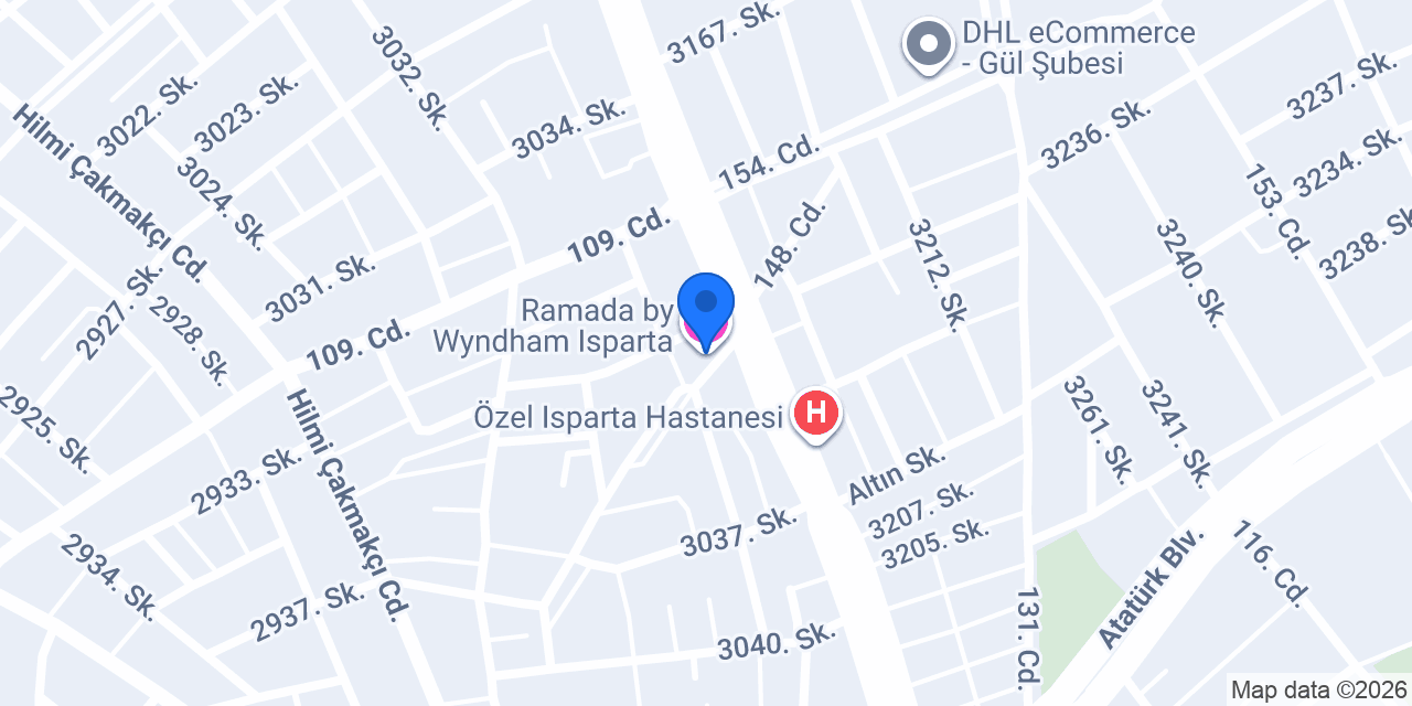 Ramada by Wyndham Isparta konumu