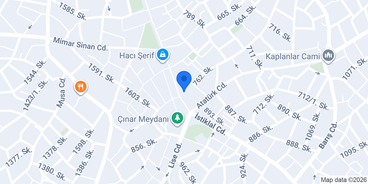 Yapı Kredi - Çınar Şubesi konumu