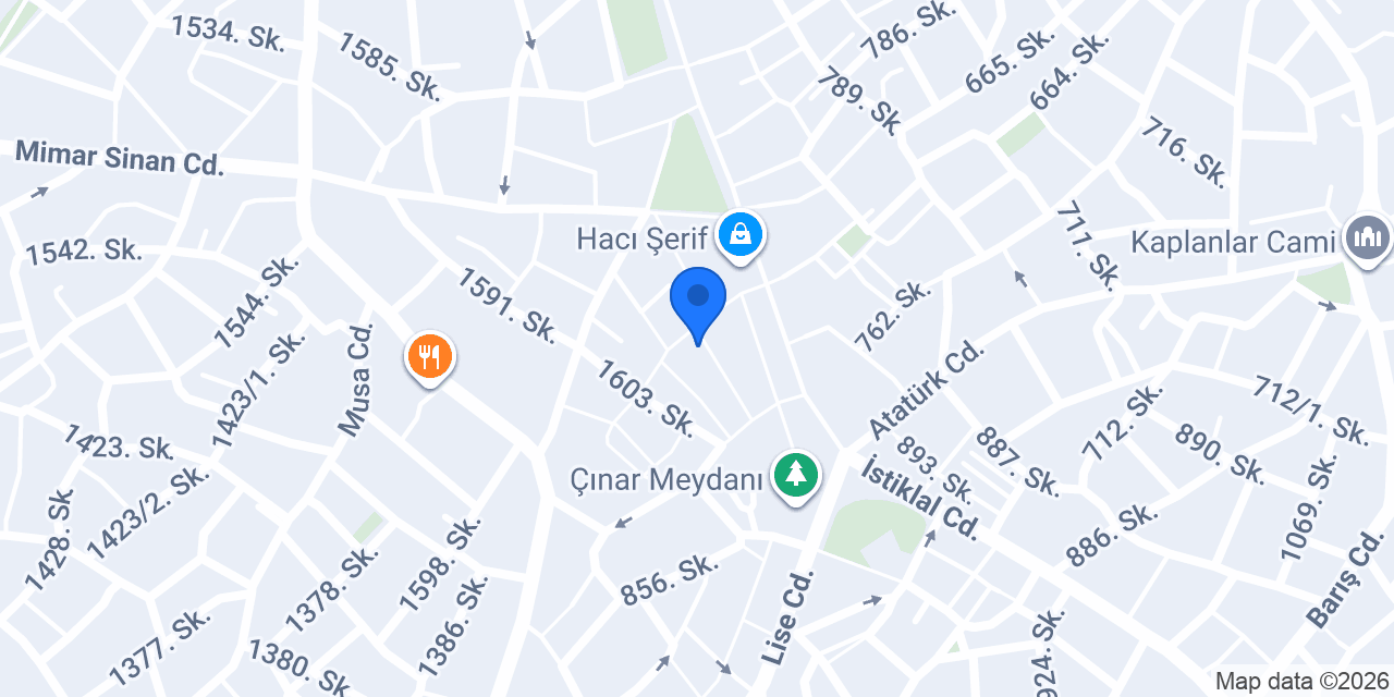 Meriday Waffle Çınar konumu