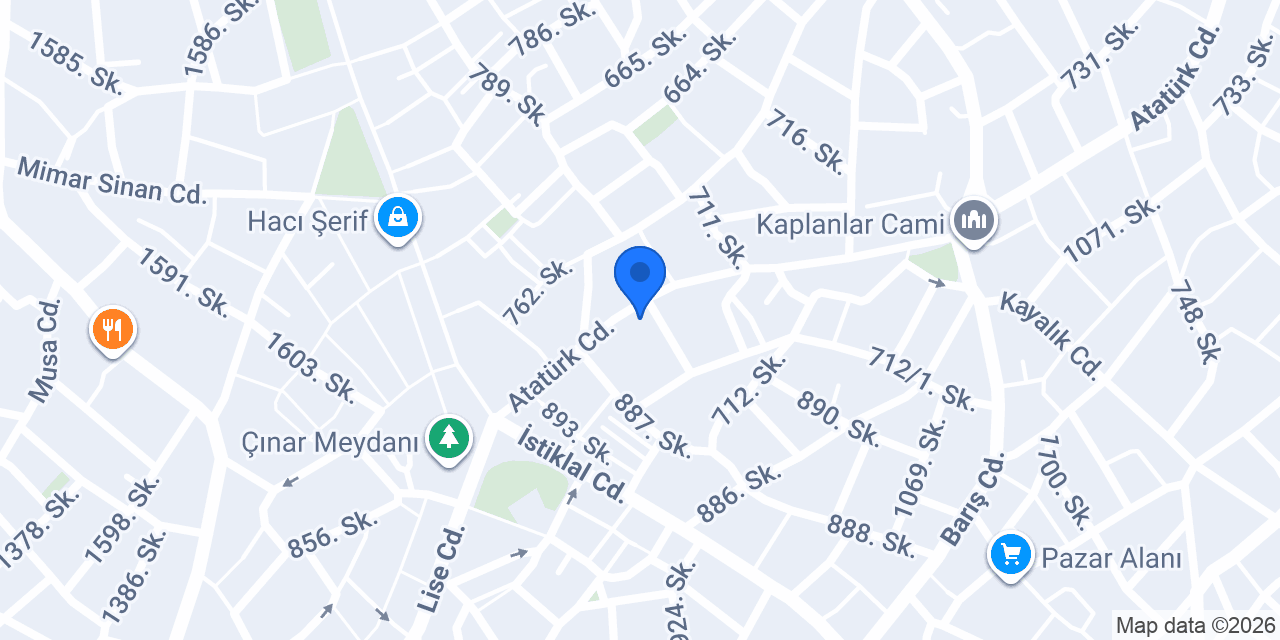 Denizli Rent konumu