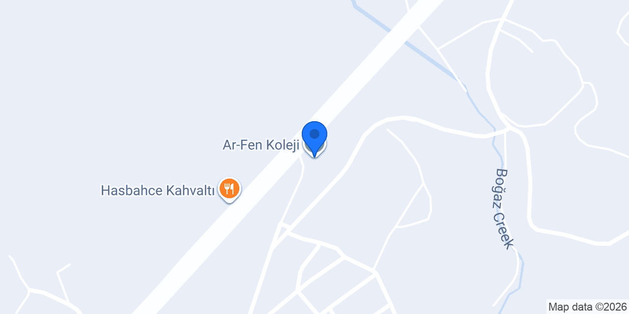 Ar-Fen Koleji konumu