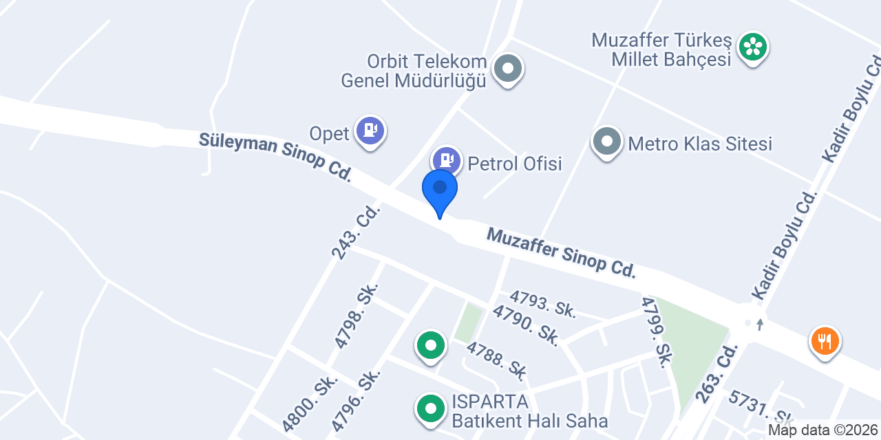 Center Mobilya konumu