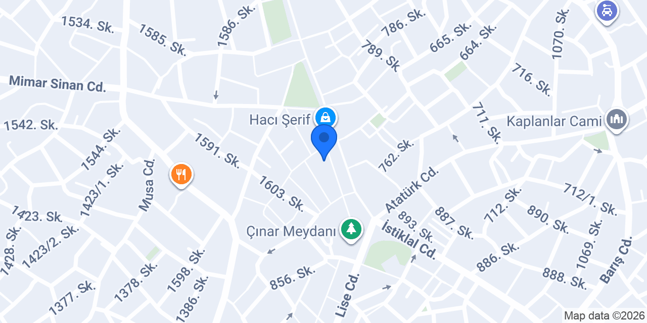 Merkez Kitabevi konumu