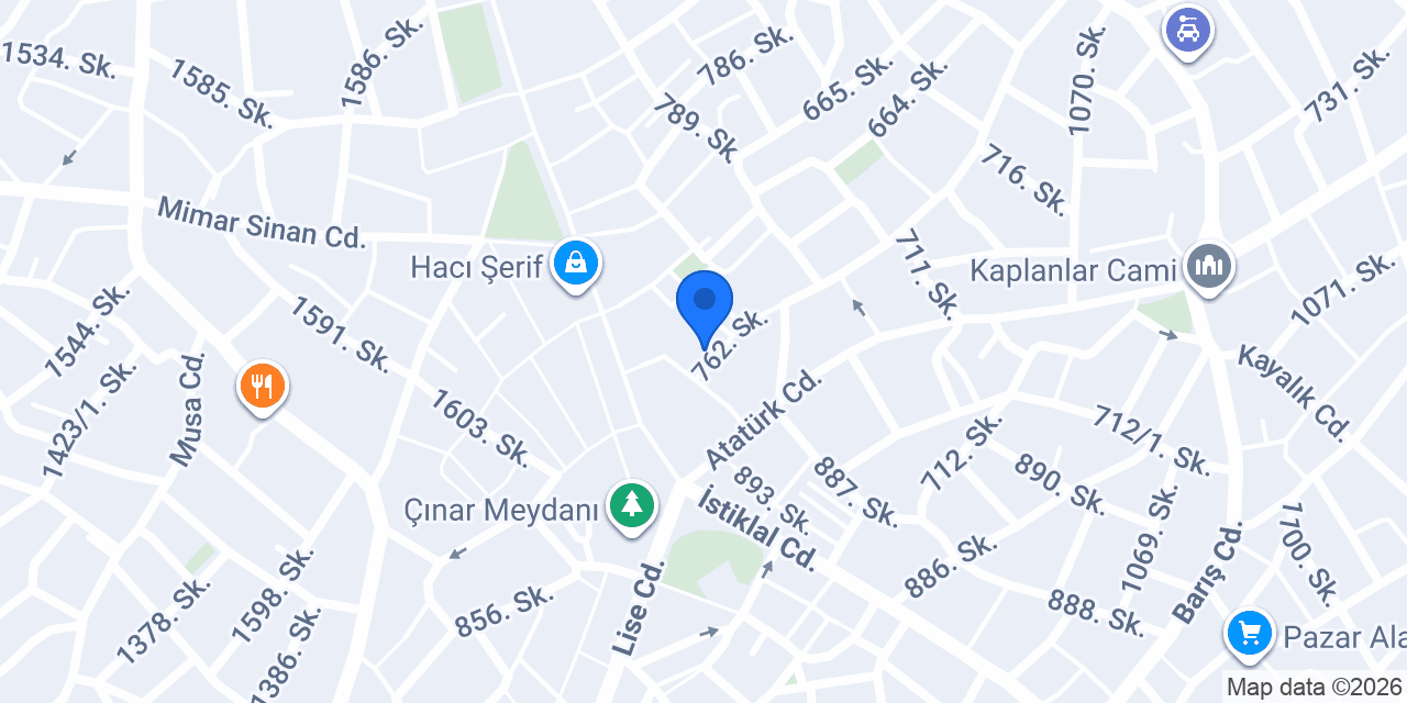 Polinom Eğitim Kurumları Çınar Şube konumu