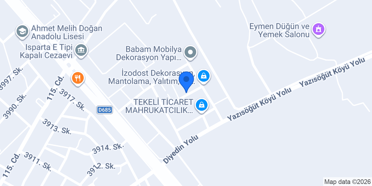 ŞENLER İNŞAAT MALZEMELERİ LTD. ŞTİ. konumu