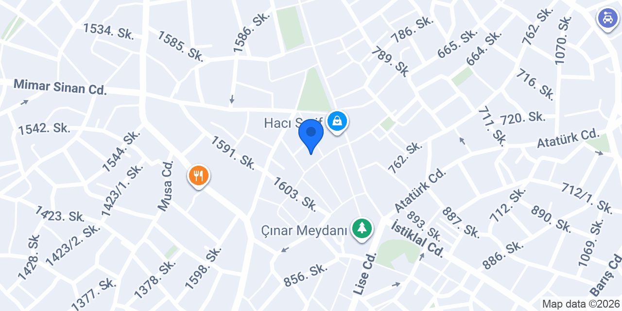 Tmmob Mimarlar Odası Denizli Şubesi konumu